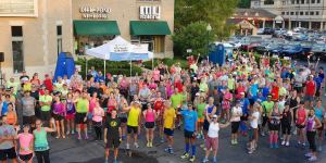 This is my happy place all summer long...here we are at our 4th training run I believe.