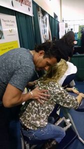 Meet Rico...my massage dude that was stuck in the 80's sporting his spray tan and gold chains.  But hey, he worked the knot in my back like a mad man.  WIN.  