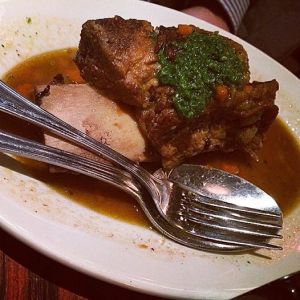 Beef shank for dinner at Quarntino!