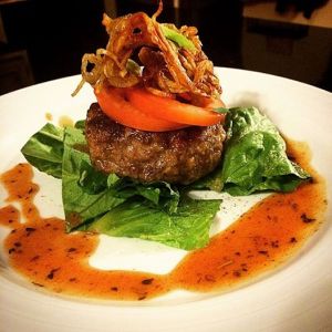 My deconstructed "Burger and Fries."