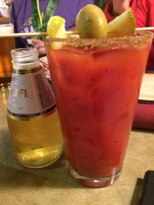 Bloody Mary with a side car!