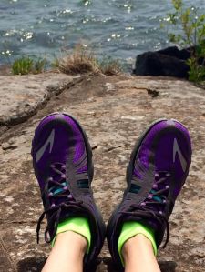 Happy feet by Lake Superior