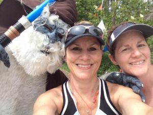 Return of the yeti, around mile 17!