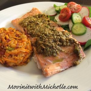 Serve with a side salad to add texture and freshness to the dish!