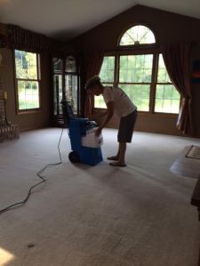 Me and the Rug Doctor, LOL!